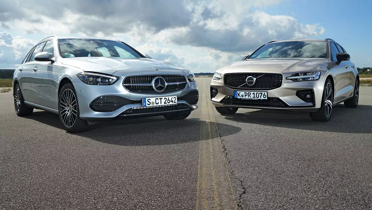Mercedes klasy C kombi kontra Volvo V60 - test, porównanie