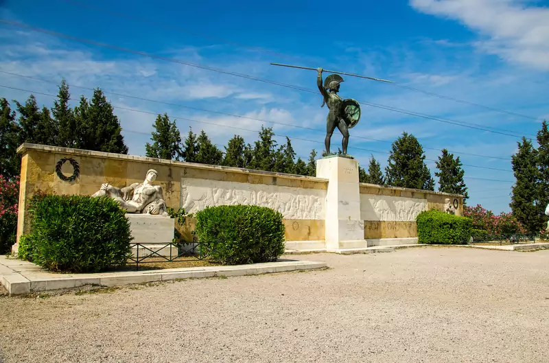 Pomnik Leoniadasa w Termopilach, fot. Getty Images / Aliaksandr Antinovich