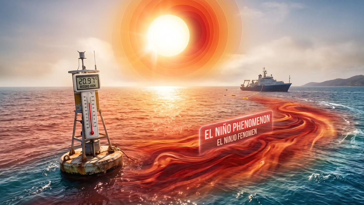 Temperatura mora - ilustracija 