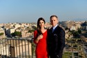 Monica Bellucci i Daniel Craig na planie "Spectre"