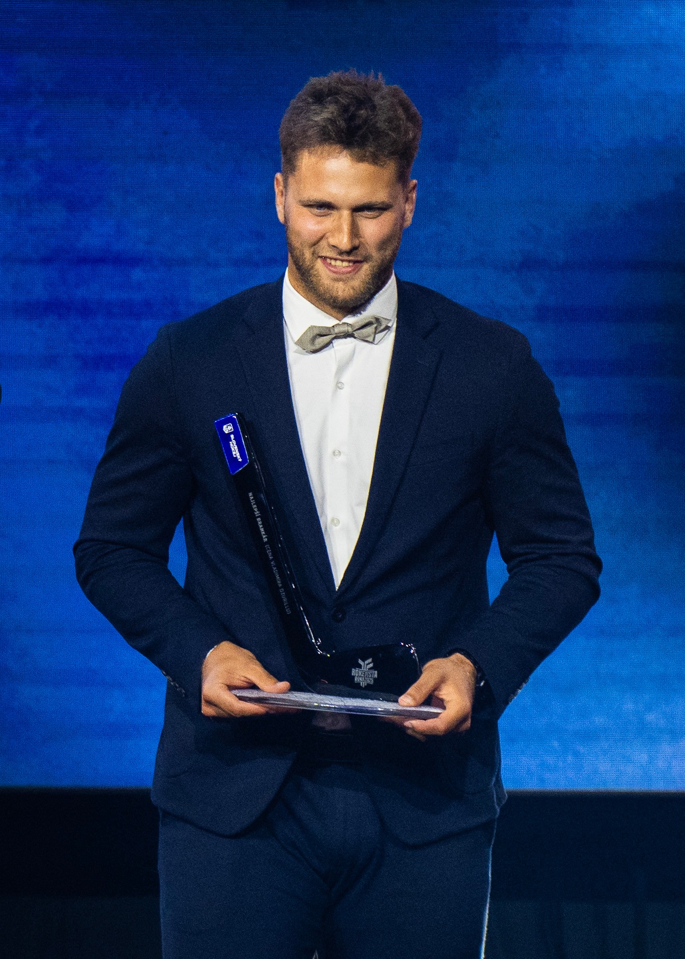 Slovenský hokejista Samuel Hlavaj získal ocenenie v kategórii Najlepší brankár.