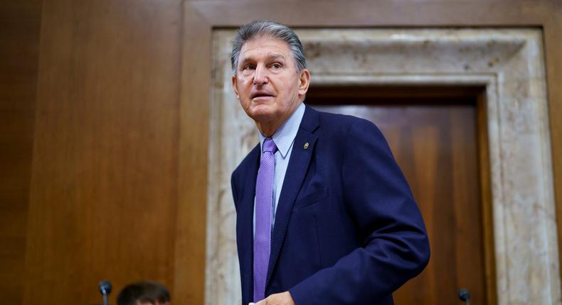 Sen. Joe Manchin of West Virginia.
