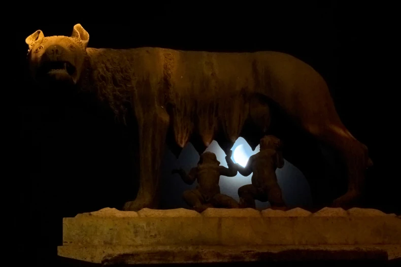 Pomračenje Meseca - Rim, Italija