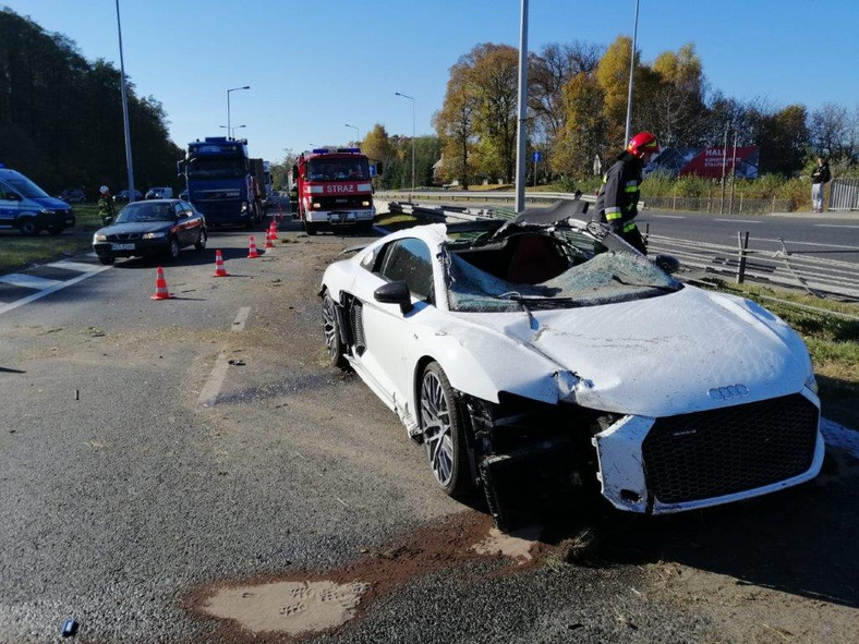 Polska: wypadek Audi R8