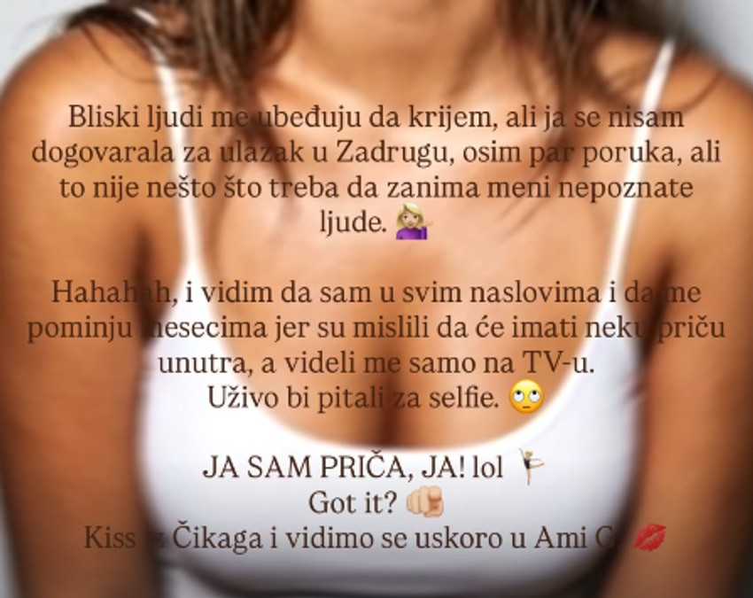Kija Kockar otkrila da li ulazi u Elitu 10: "Ubeđuju me da krijem"