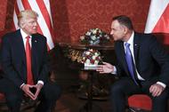 Donald Trump Andrzej Duda polityka dyplomacja Stany Zjednoczone Polska
