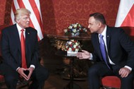 Donald Trump Andrzej Duda polityka dyplomacja Stany Zjednoczone Polska