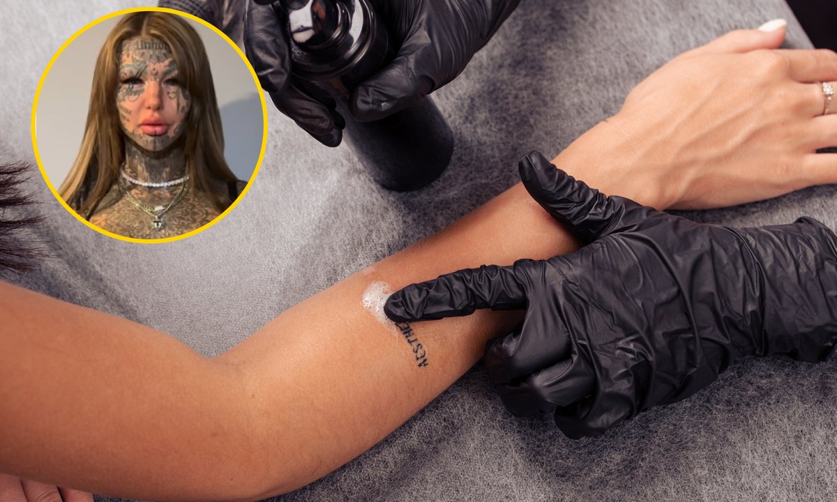 "Najbardziej wytatuowana kobieta Australii" rezygnuje z usuwania tatuaży. Przeraziła ją wizualizacja AI