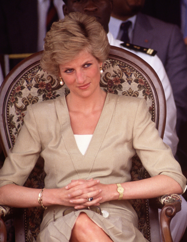 Księżna Diana w 1990 roku / fot. Getty Images/ FPM