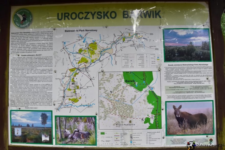 Tablica informacyjna - Uroczysko Barwik