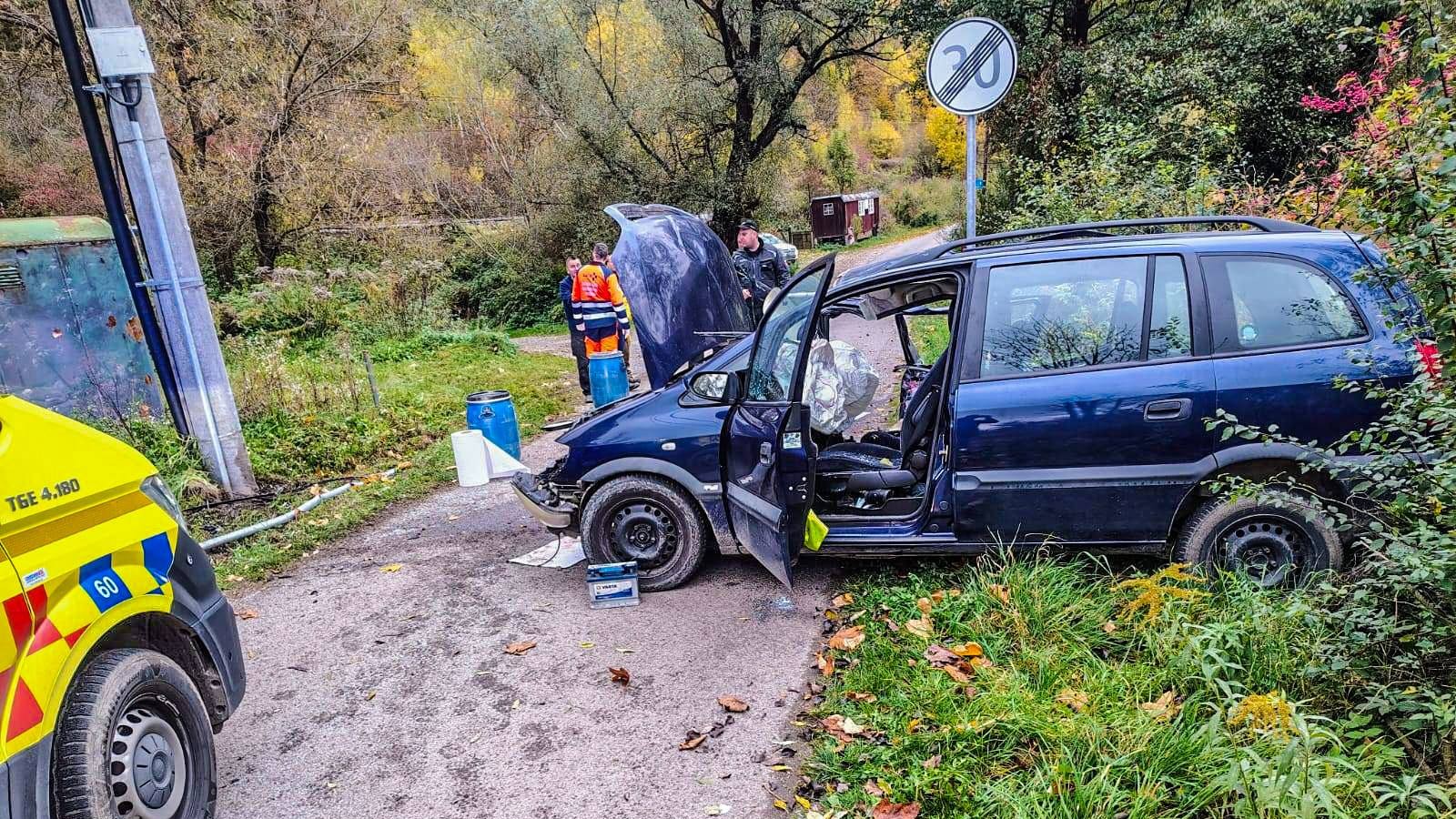 Dopravná nehoda v časti obce Margecany. 