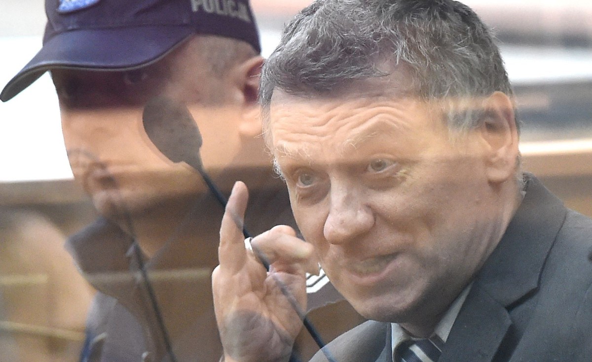 Brunon Kwiecień na sali rozpraw