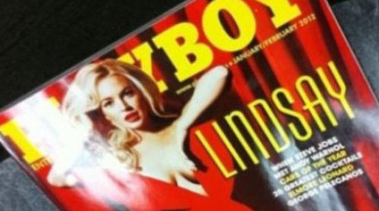 Előkerült Lindsay Lohan Playboy-fotója