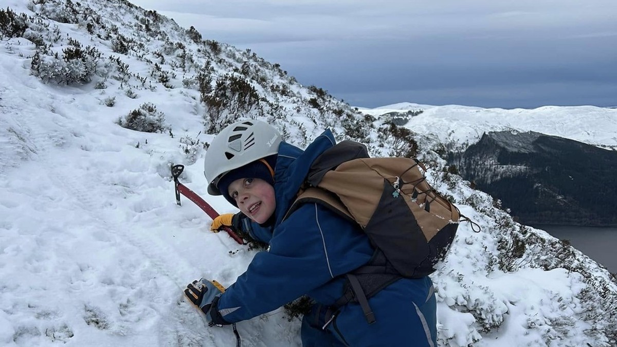 Frenki Mekmilan (9), planinar iz Engleske