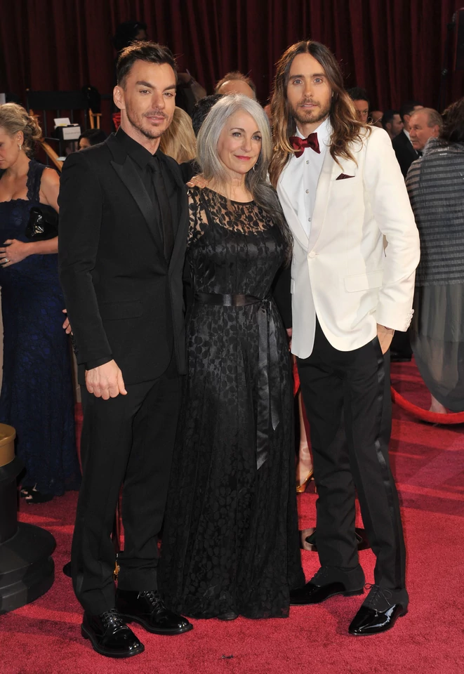 Gwiazdy Hollywood i ich rodzeństwo: Shannon Leto - brat Jareda Leto (na zdjęciu z bratem i mamą)