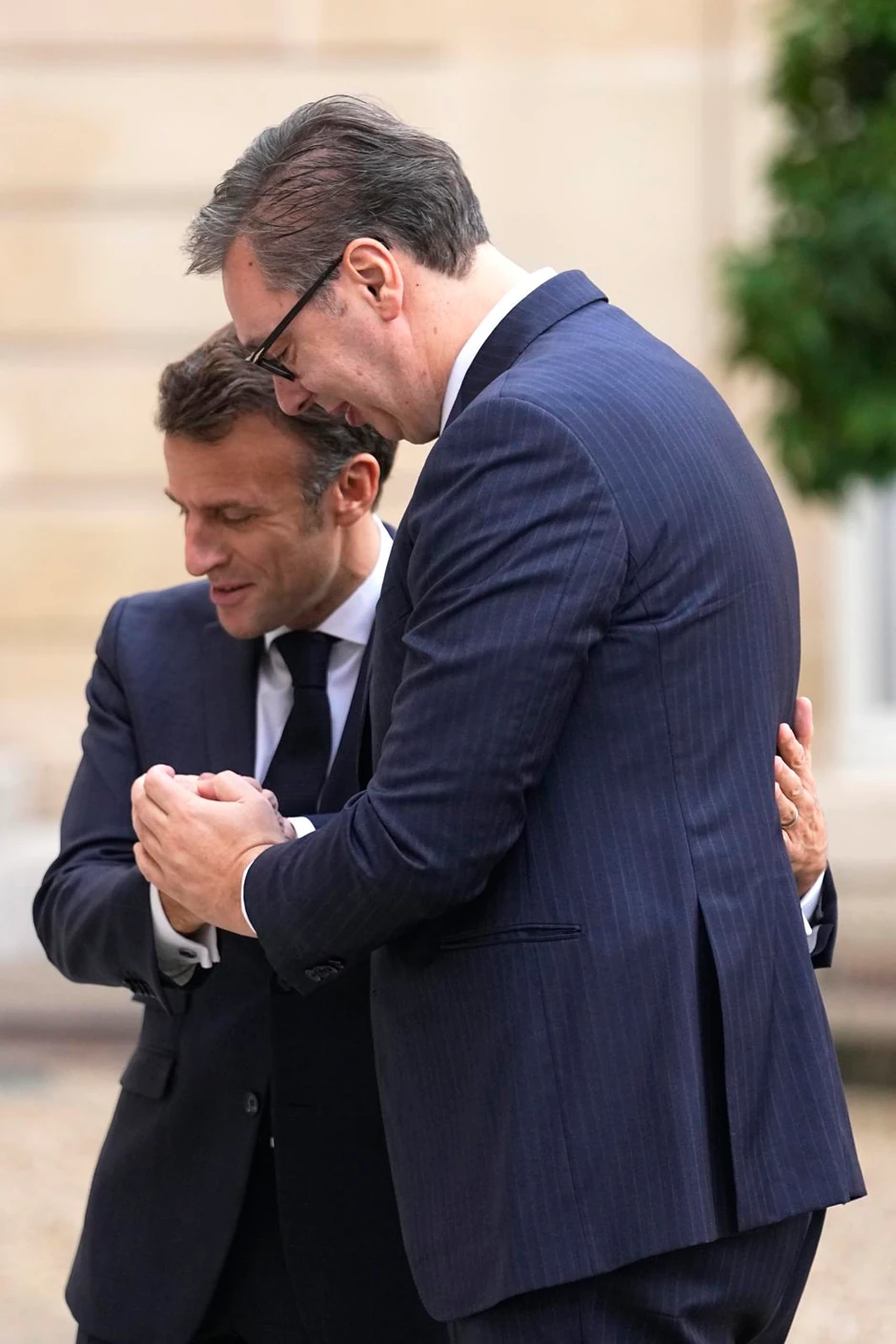Emanuel Makron i Aleksandar Vučić