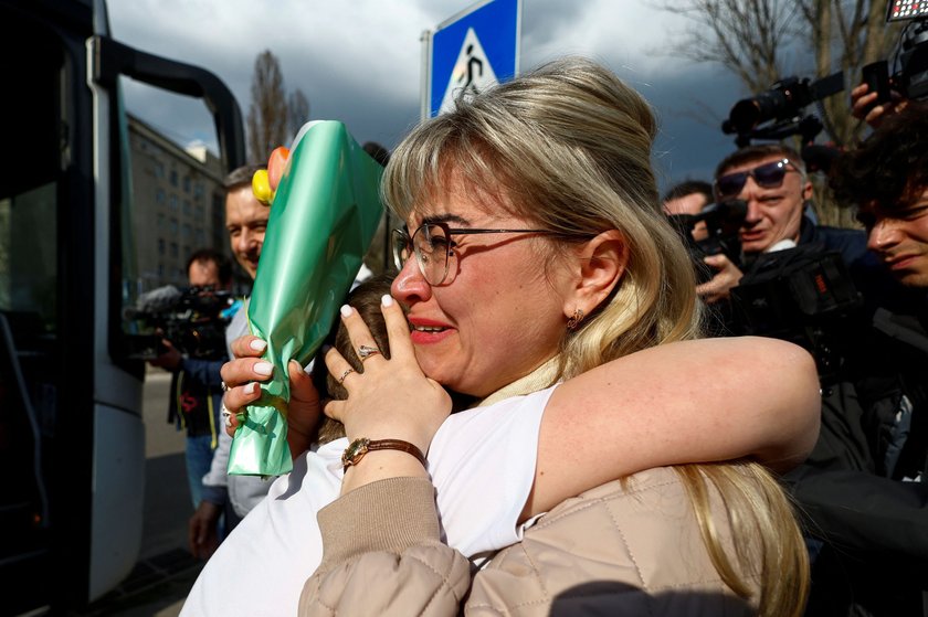 Moment spotkania z bliskimi był najbardziej wzruszający. 