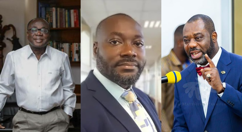 Freddie Blay, Opoku Ahweneeh Danquah and Dr Matthew Opoku Prempeh