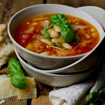 Minestrone leves gazdagon