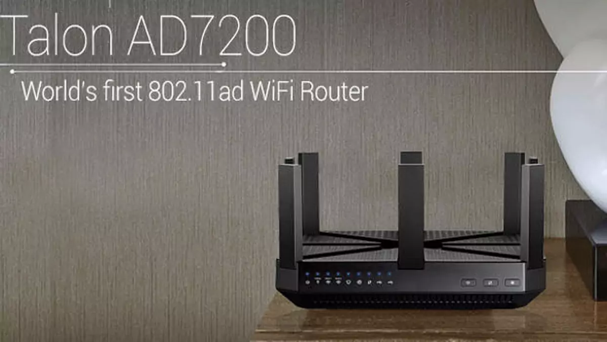 TP-Link Talon AD7200 - pierwszy na świecie ruter z Wi-Fi 802.11ad (CES 2016)