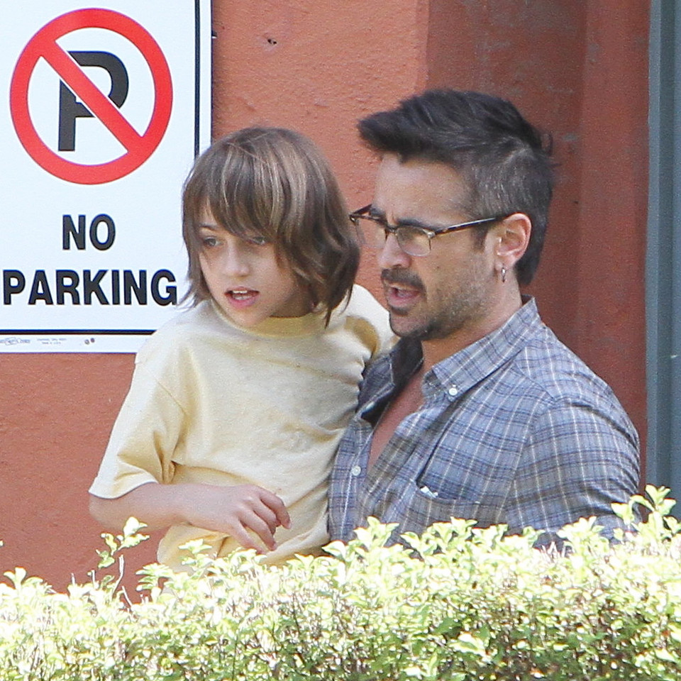 Colin Farrell z synem Jamesem
