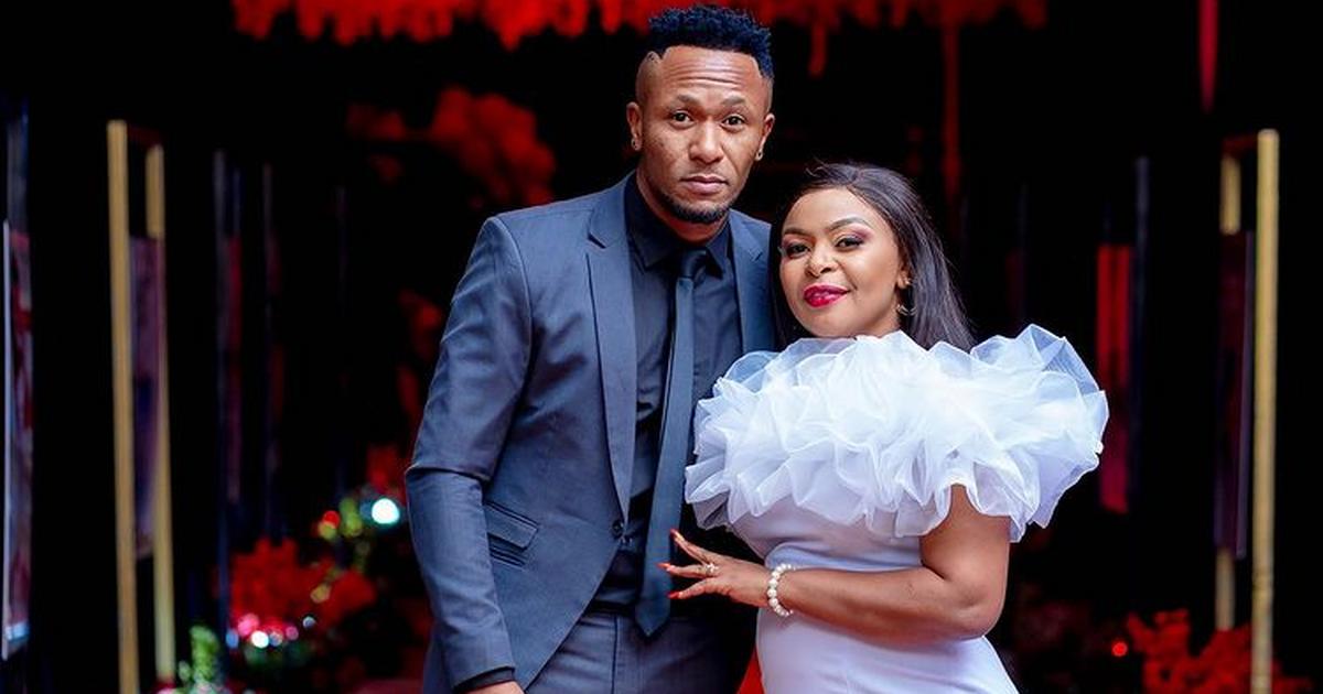 DJ Mo And Size 8 Leave Fans In Confusion After Posing In Wedding Attires –  Base Radio