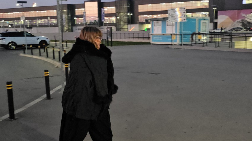 Vesna Čipčić na aerodromu