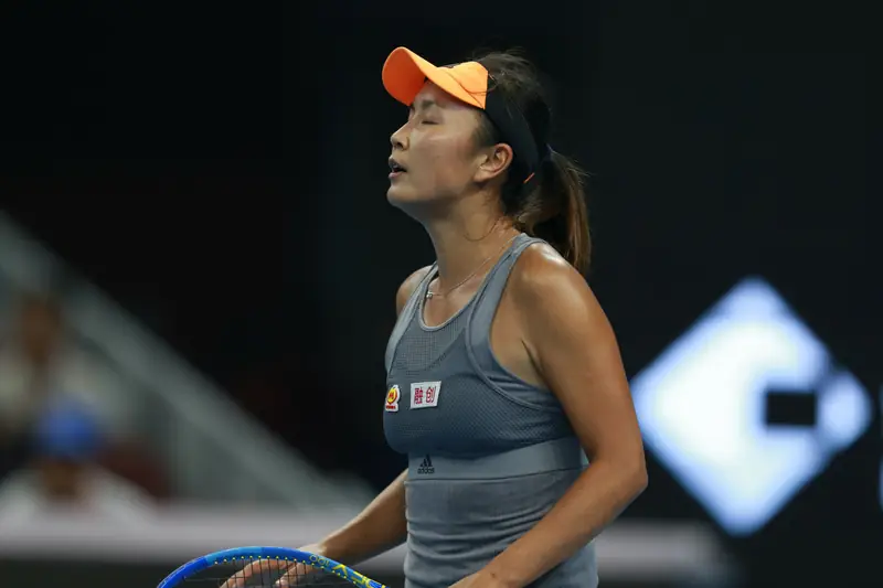 Peng Shuai na zawodach w 2019 roku Fot. Xu Yanan/Xinhua News/East News