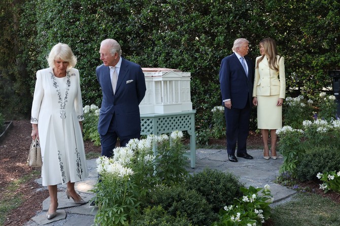 Čarls i Kamila sa Melanijom i Donaldom Trampom