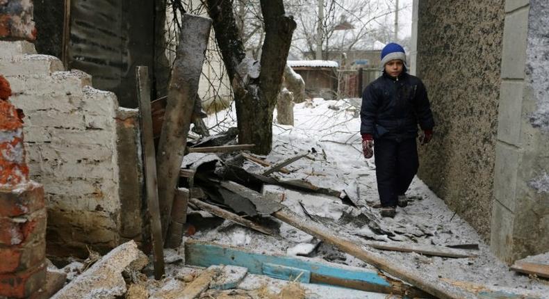 The flashpoint frontline town of Avdiivka has repeatedly been caught up in shelling in the Ukraine conflict, leaving locals regularly without power