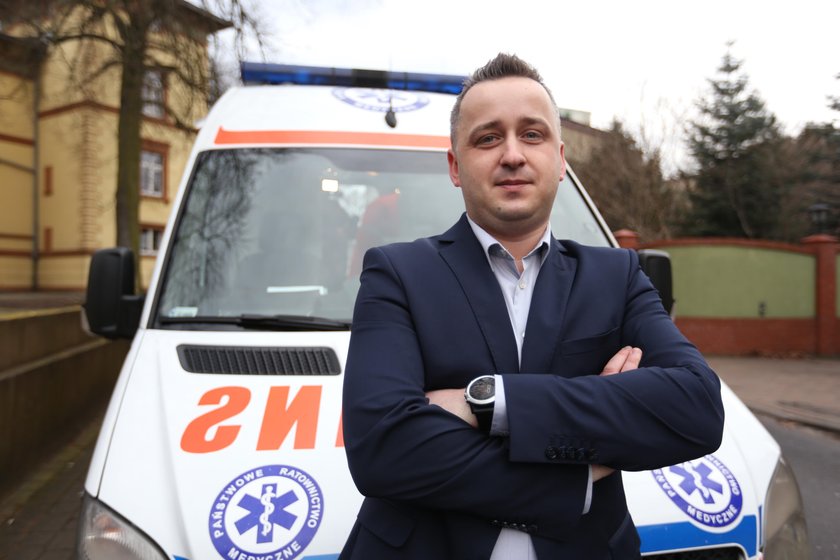 Marcin Mańkowski, dyrektor zielonogórskiego pogotowi