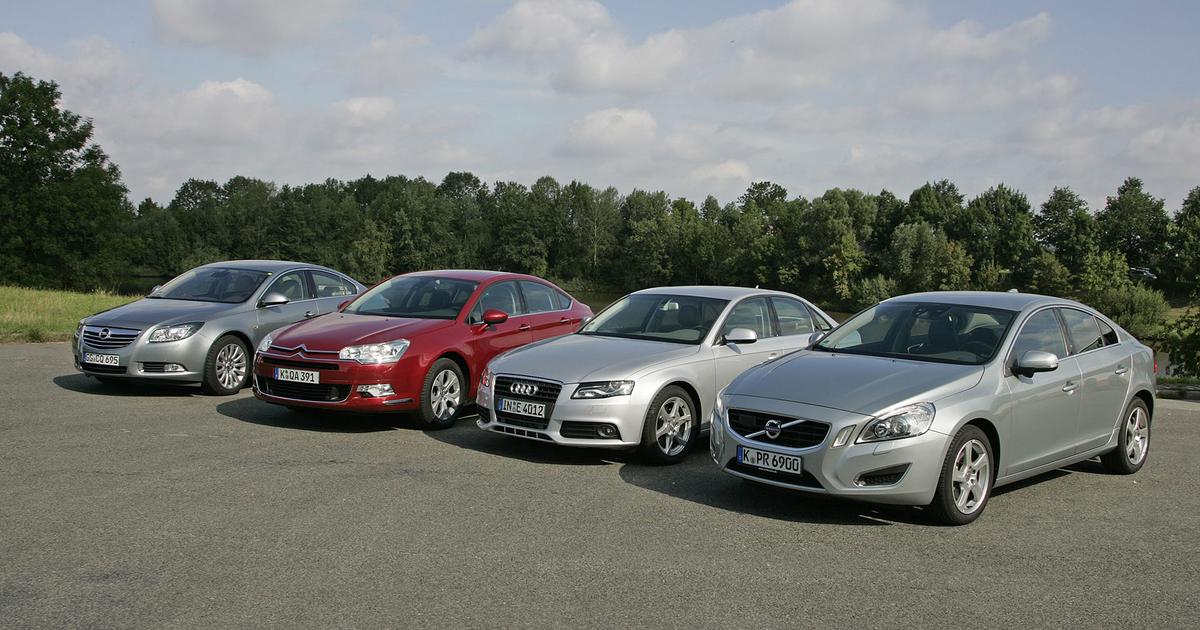 Opel Insignia kontra Citroen C5, Audi A4 i Volvo S60