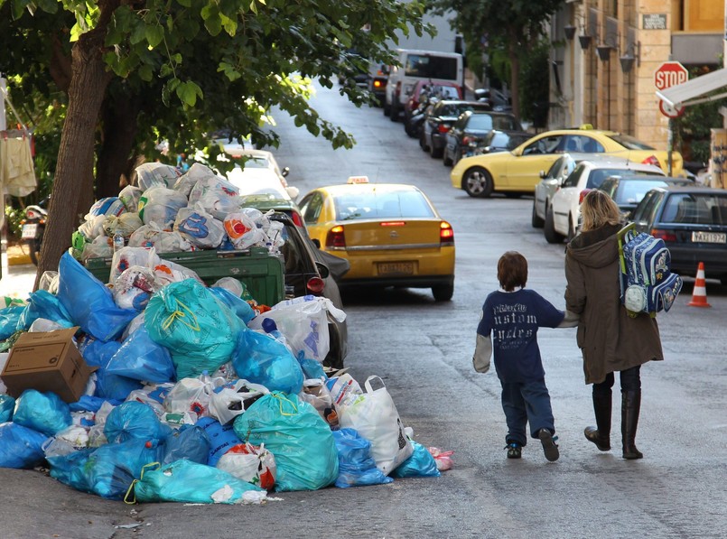 Gwałtowne protesty w Atenach