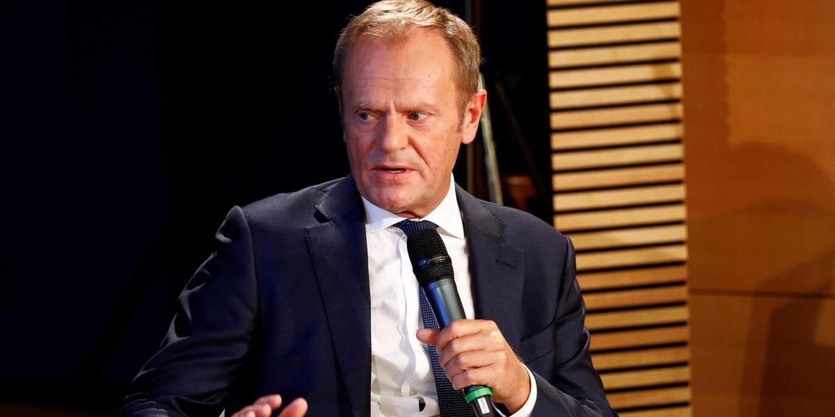 Donald Tusk, były premier Polski i szef Europejskiej Partii Ludowej