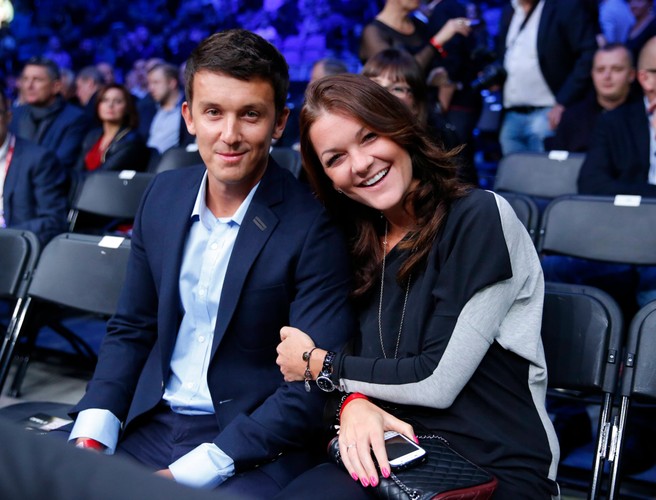 Agnieszka Radwańska przyszła z chłopakiem na walkę Adamka ze Szpilką