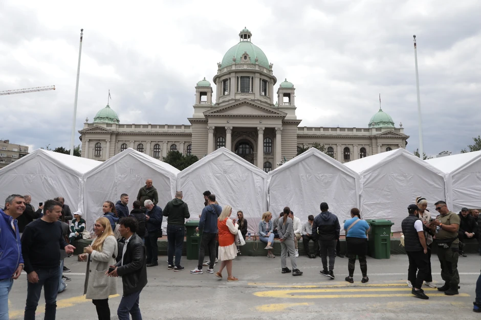 Prostor oko Pionirskog parka i Skupštine Srbije