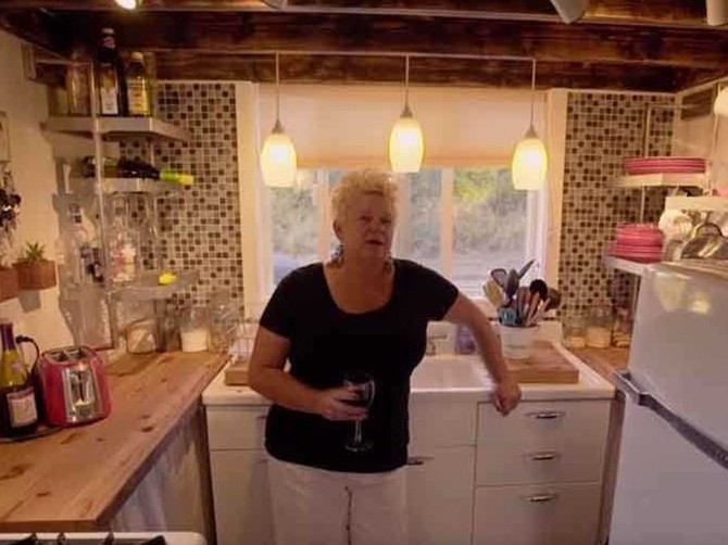 Mišel je sagradila sebi kuću od 18,5 kvadrata