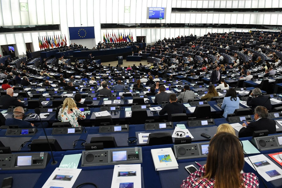 Sesja Parlamentu Europejskiego w Strasburgu