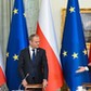 Prezydent Andrzej Duda, premier Donald Tusk i wicepremier Władysław Kosiniak-Kamysz na posiedzeniu Rady Gabinetowej.