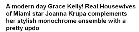 Joanna Krupa w "Daily Mail"