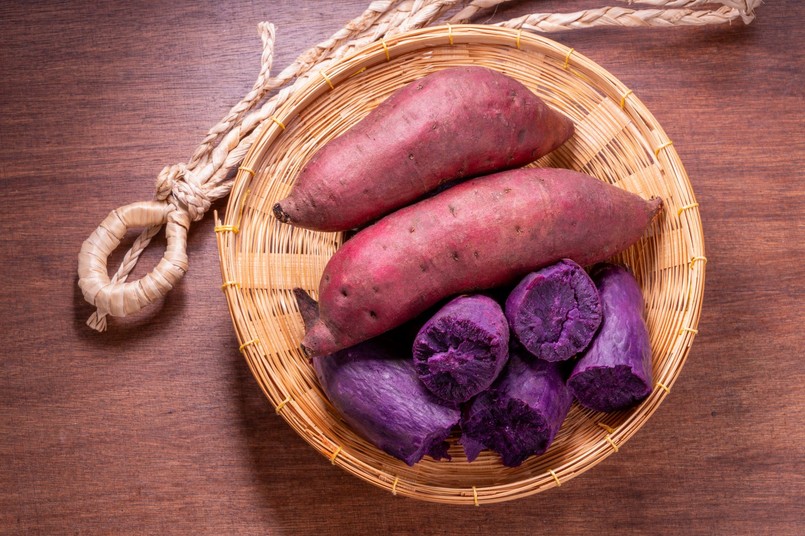 Bataty to źródło błonnika rozpuszczalnego i nierozpuszczalnego