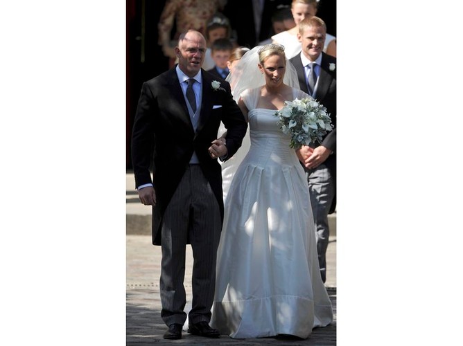 Kolejny ślub w rodzinie królewskiej. Zara Philips i Mike Tindall na ślubnym kobiercu