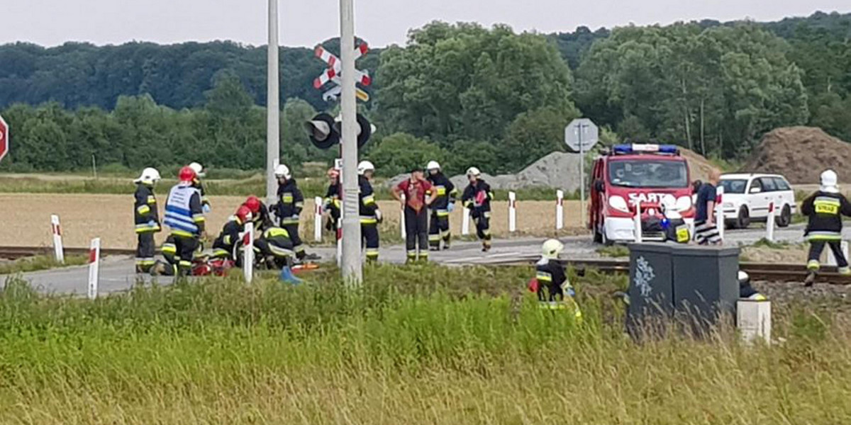 Tragiczny wypadek na przejeździe w miejscowości Szebnie 