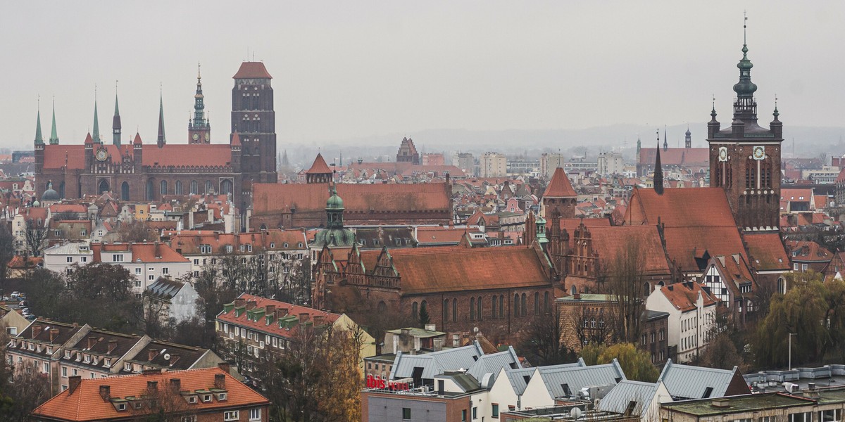 Gdańsk, panorama miasta