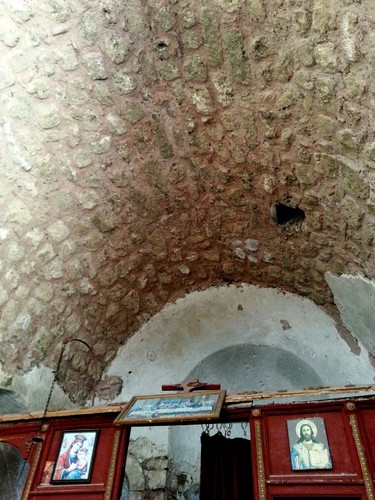 Akrokorynt, Grecja. Kościół św. Dmitrija Obrońcy Twierdzy