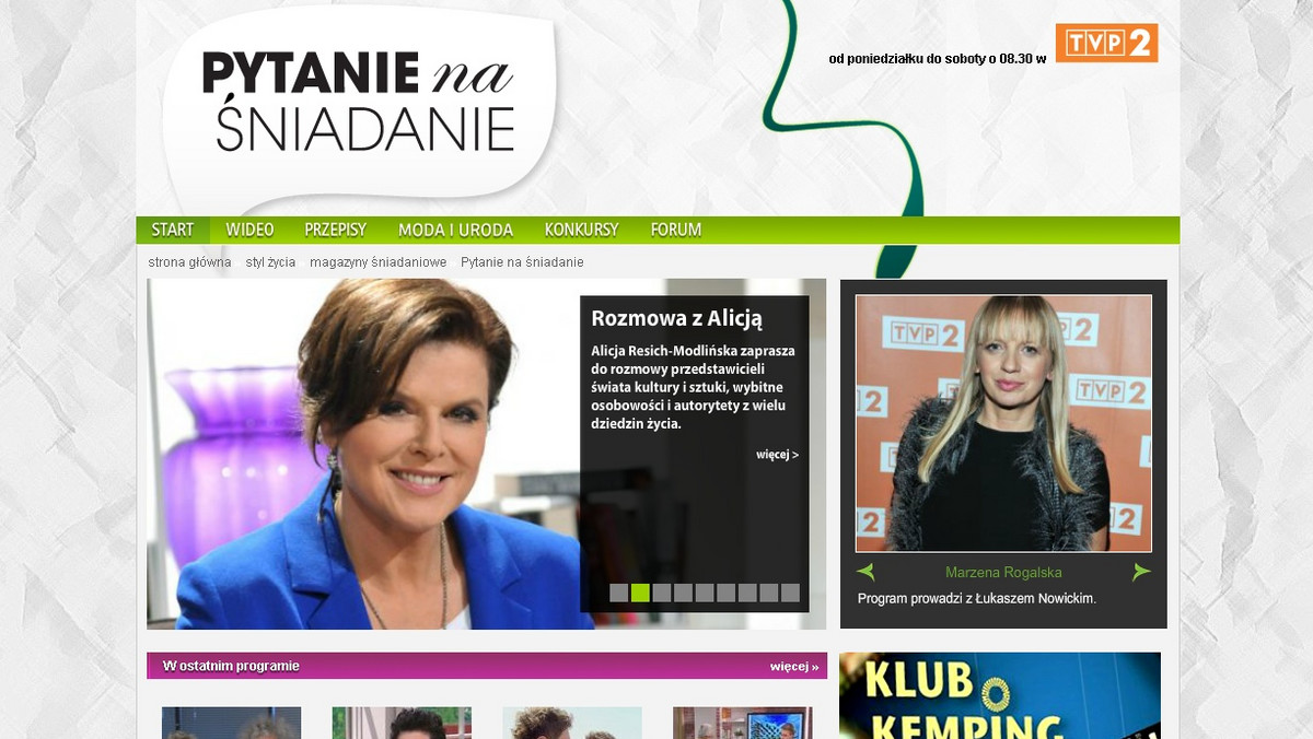 Według informacji, do jakich dotarł serwis wirtualnemedia.pl, Alicja Resich-Modlińska została odwołana z funkcji szefowej "Pytania na śniadanie" w TVP. Jej zastępczynią zostanie Patrycja Matuszewska.