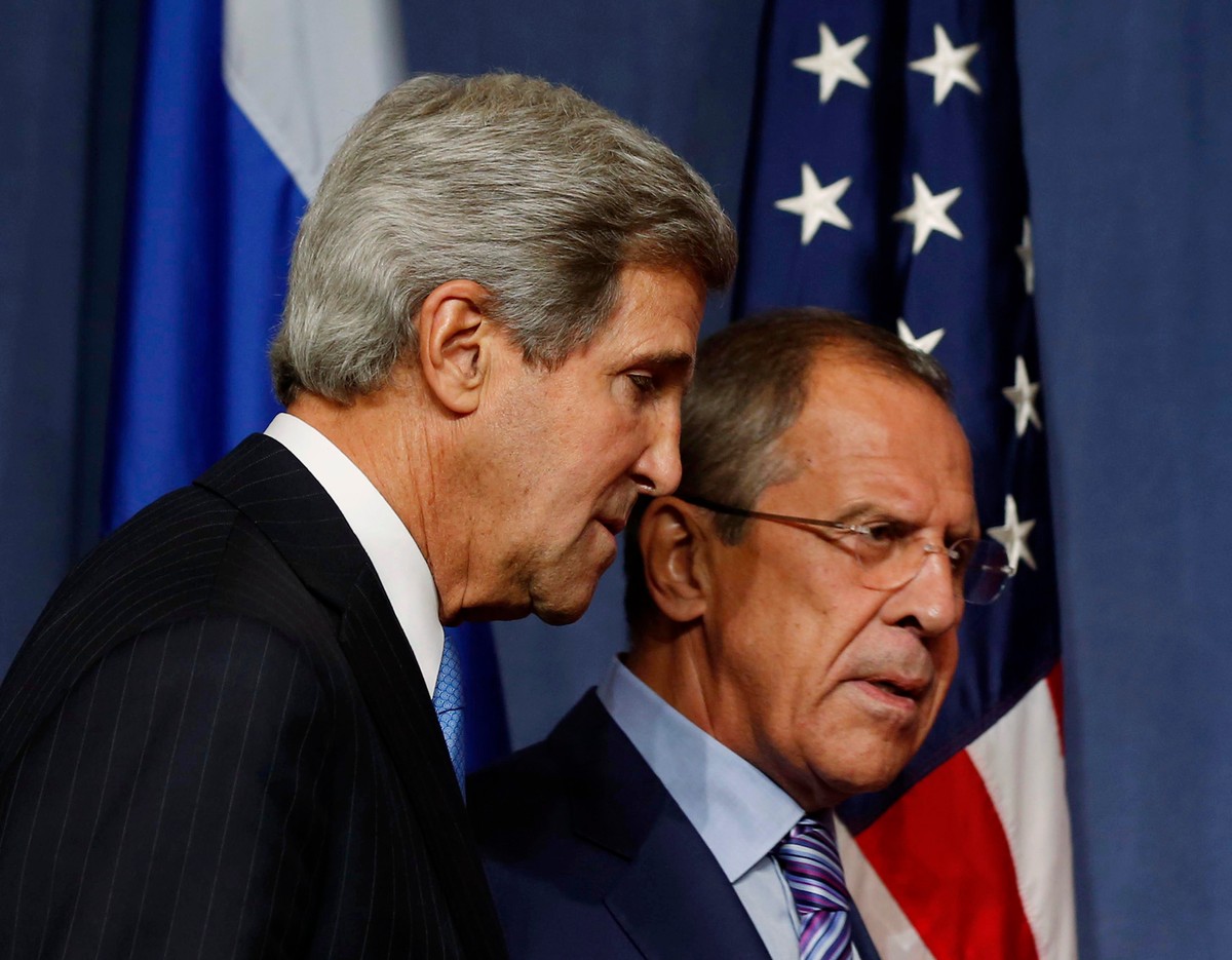 John Kerry i Siergiej Ławrow