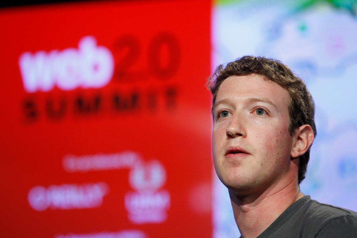 Mark Zuckerberg, Facebook Inc, przemawia na konferencji Web 2.0 w San Francisco, Kalifornia, USA