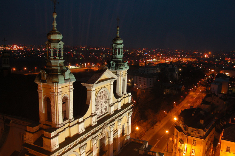 Lublin, Archikatedra Lubelska - widok z Wieży Trynitarskiej