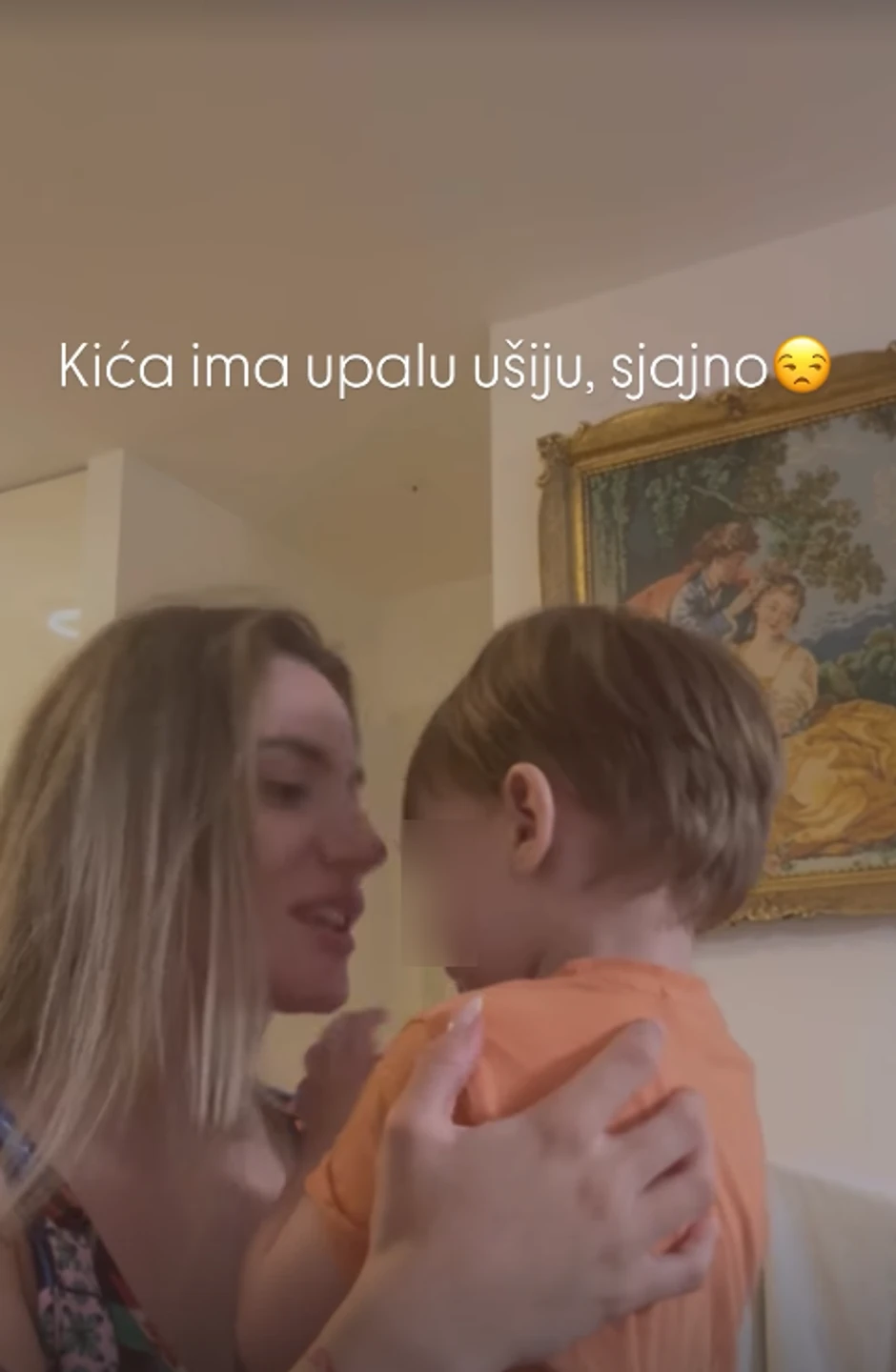 Kristina Spalević sa sinom